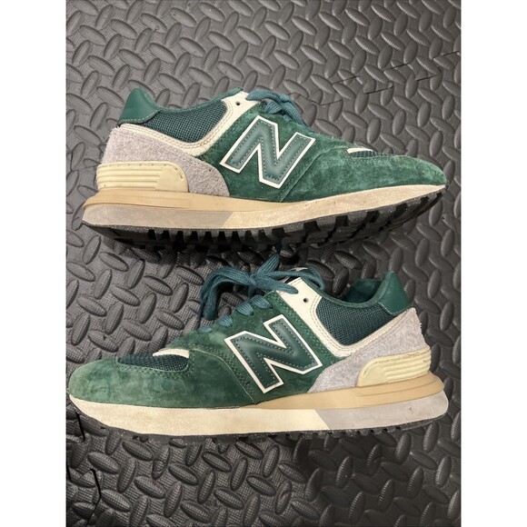 New Balance 574 Legacy Green Silver U574LGNW Mens Shoes Sneakers Sz 8 Rare - Picture 2 of 8